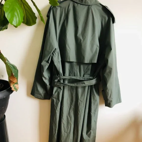 Vintage London Fog Water Repellent Trench Rain Coat - Picture 9 of 16